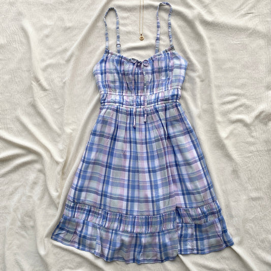 PLAID DRESS FROM HOLLISTER (Bust : 30-34, Upper Waist : 22-28)
