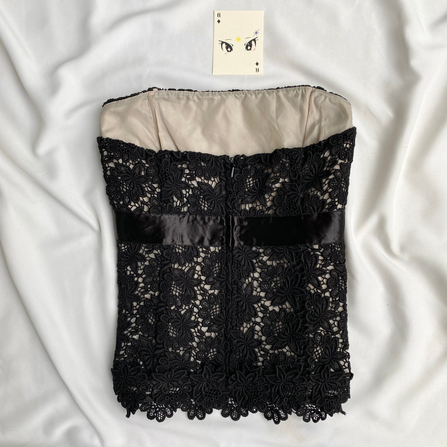 BLACK LACE CORSET FROM NEXT (Bust : 32-34, Upper Waist : 26-28)