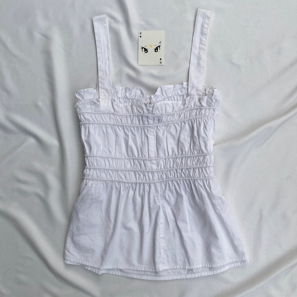 WHITE TOP (Bust : 34-38, Upper Waist : 28-34)