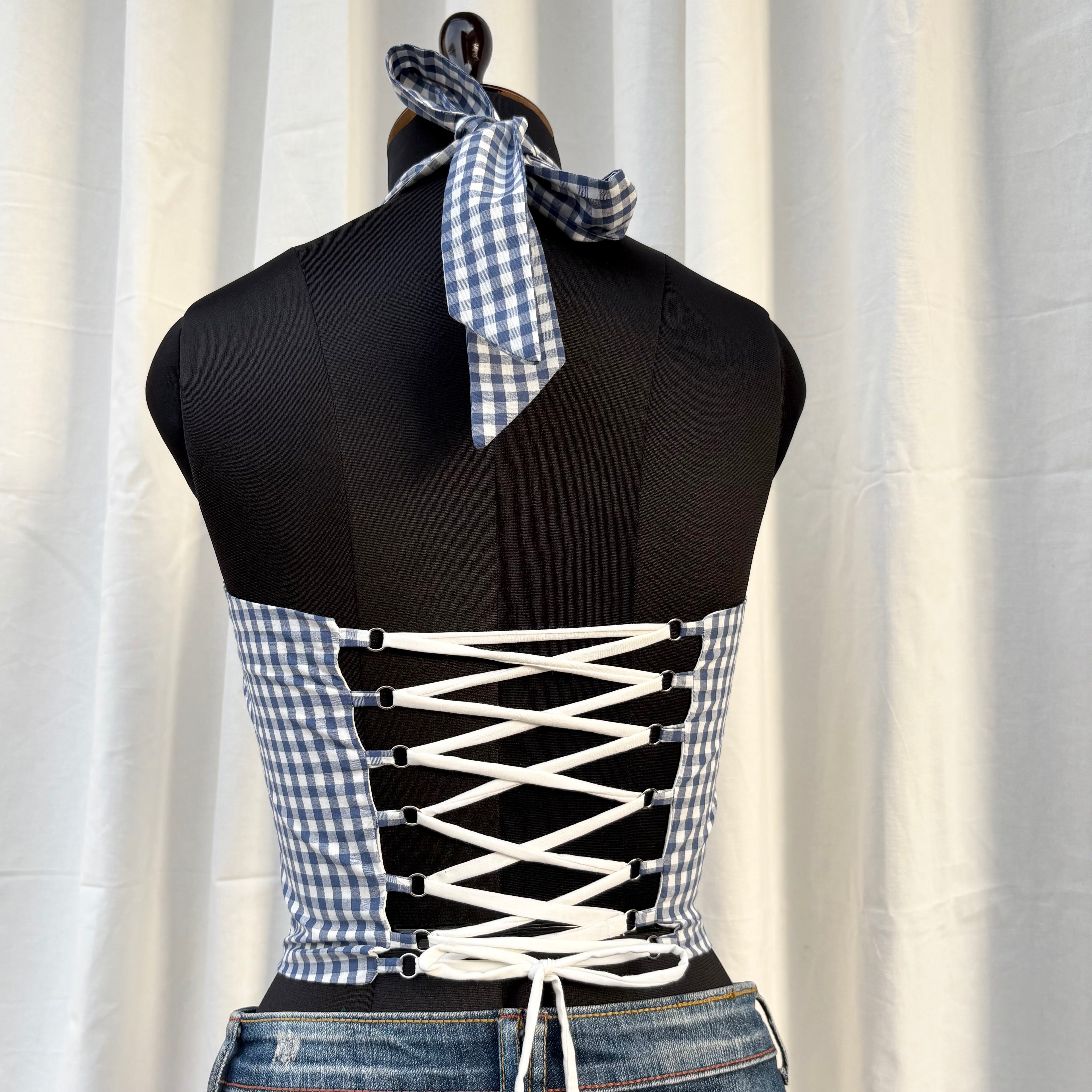 ARANYA in Blue Ghingham