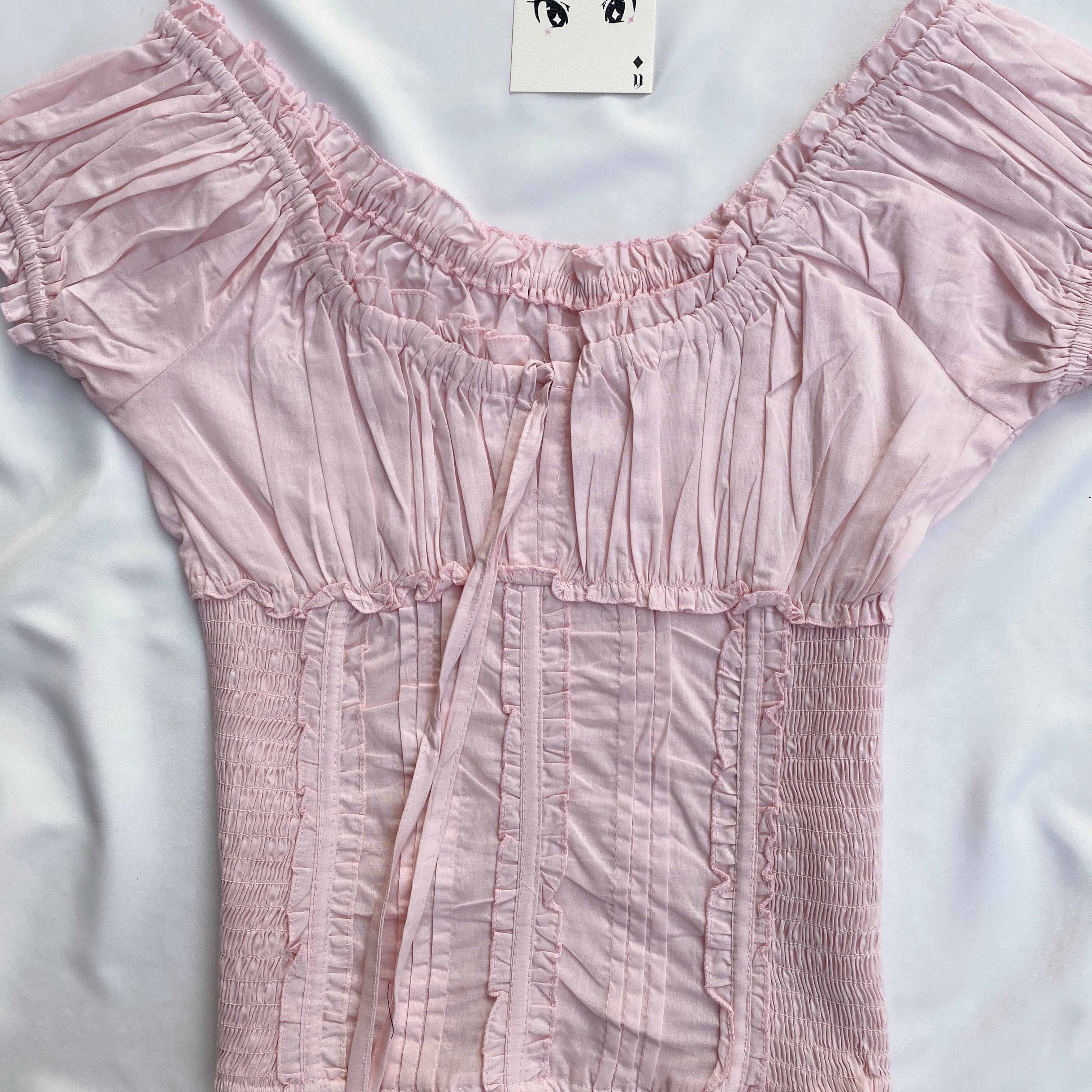 BABY PINK TOP (Bust : 30-34, Upper Waist : 24-28)