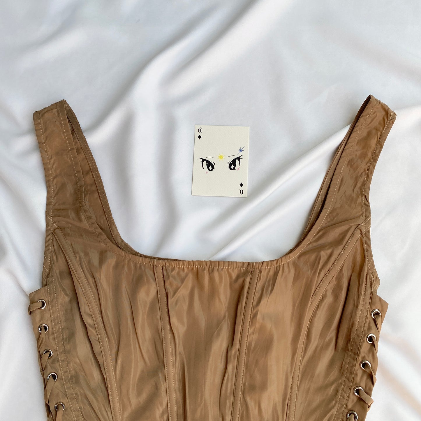 BROWN CORSET (Bust : 30-34, Upper Waist : 24-26)