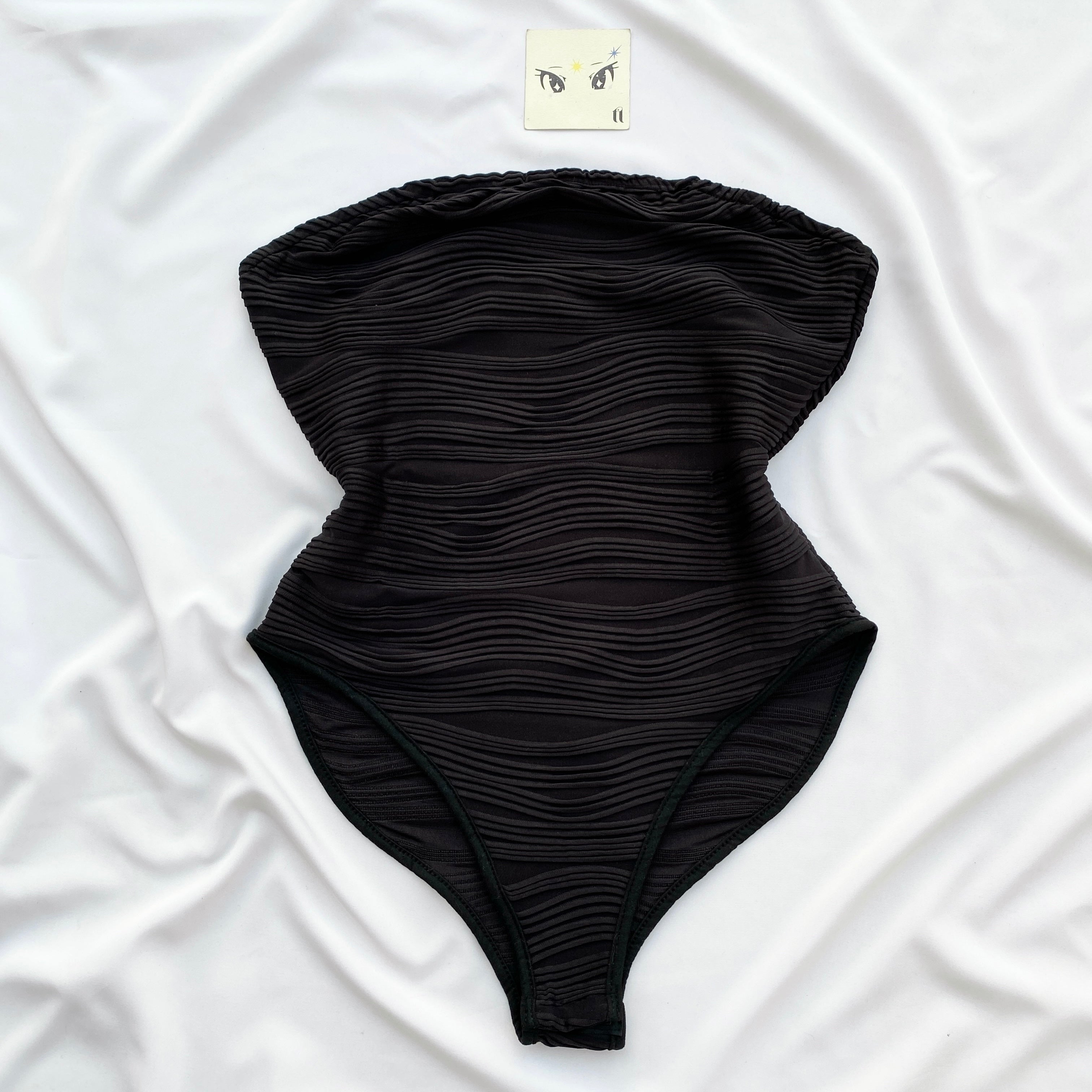 BLACK BODYSUIT (Bust : 30-34, Upper Waist : 28-32)