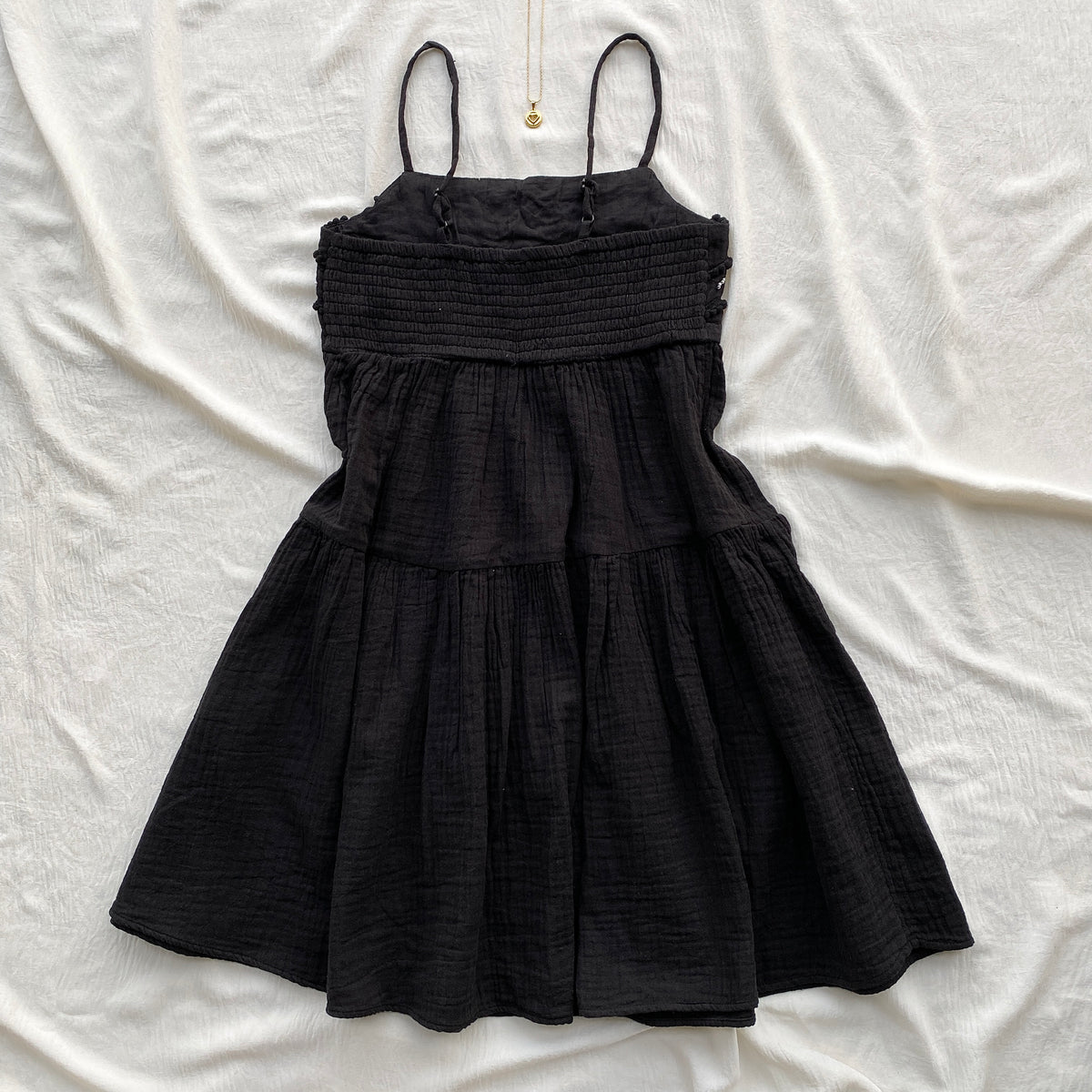 SHELL DRESS IN BLACK (Sizes available)