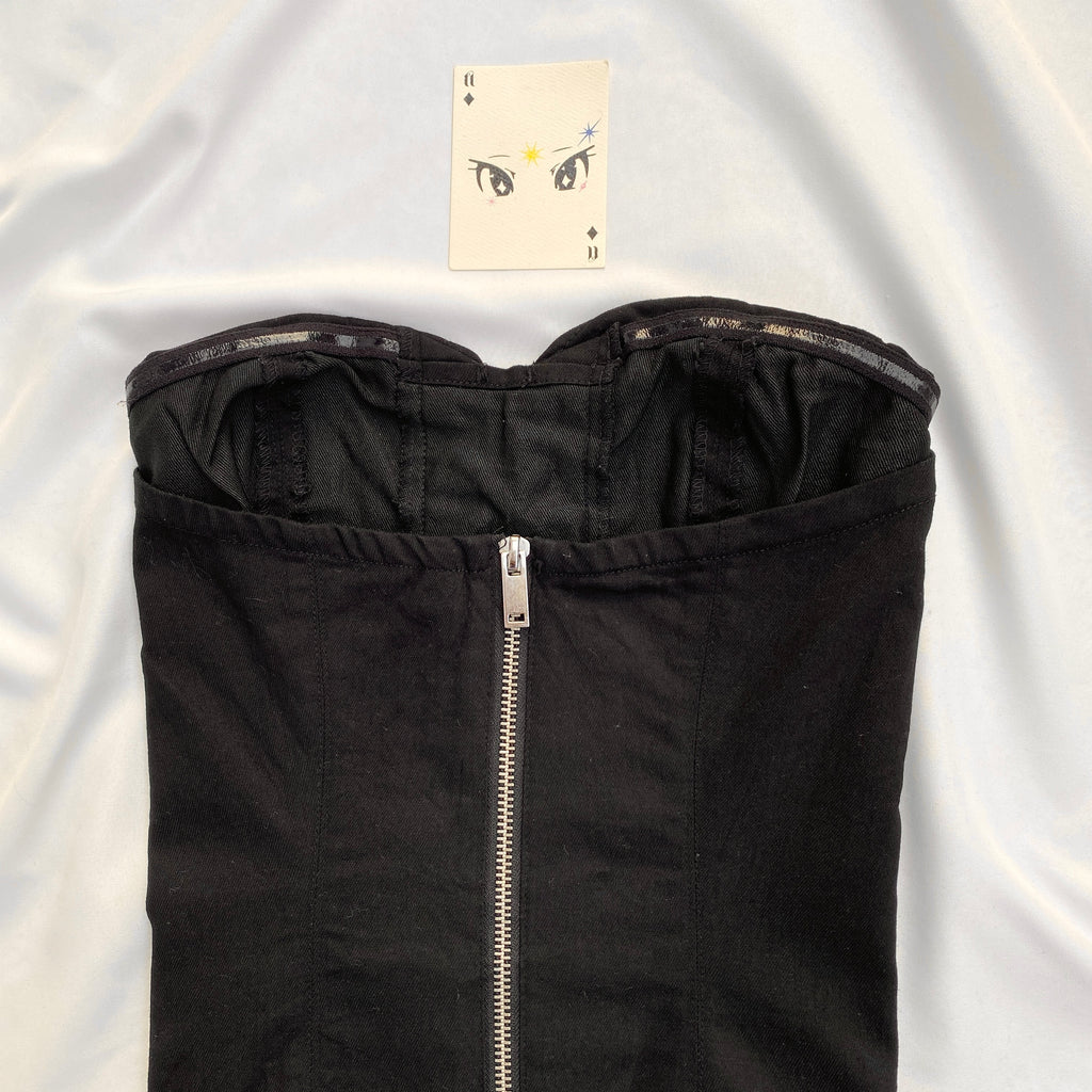BLACK CORSET FROM HM (Bust : 30-34, Upper Waist : 24-28)