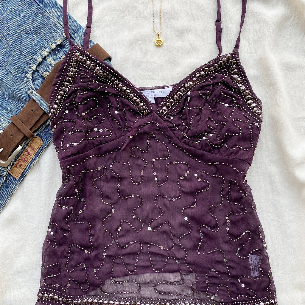 CELESTE TOP in Purple (Sizes available)