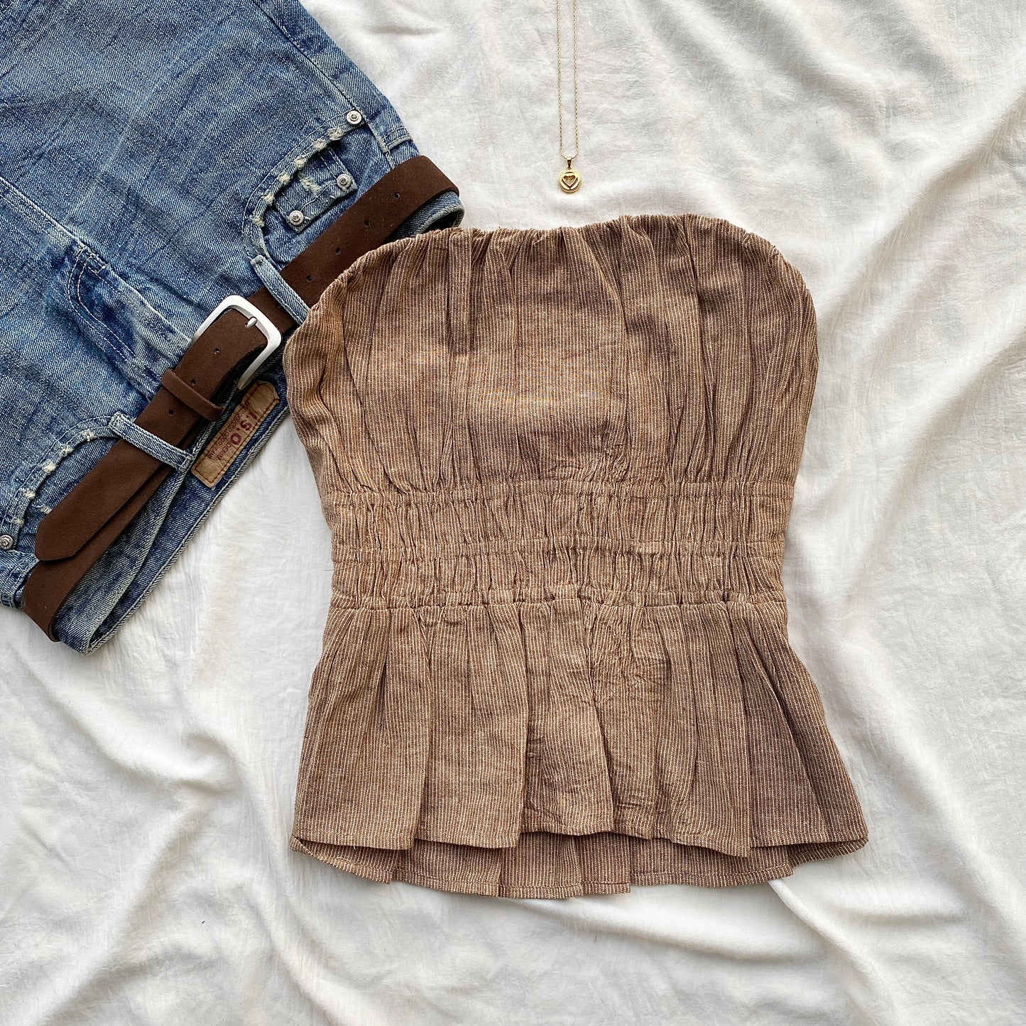 STRIPED TUBE TOP FROM ANTHROPOLOGY (Sizes available)