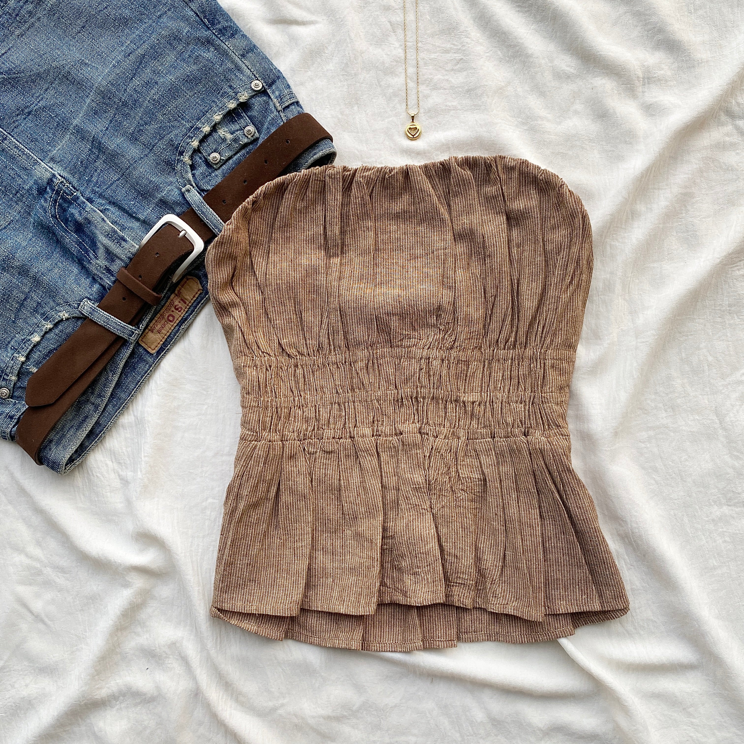 STRIPED TUBE TOP FROM ANTHROPOLOGY (Sizes available)