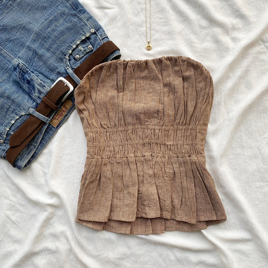 STRIPED TUBE TOP FROM ANTHROPOLOGY (Sizes available)