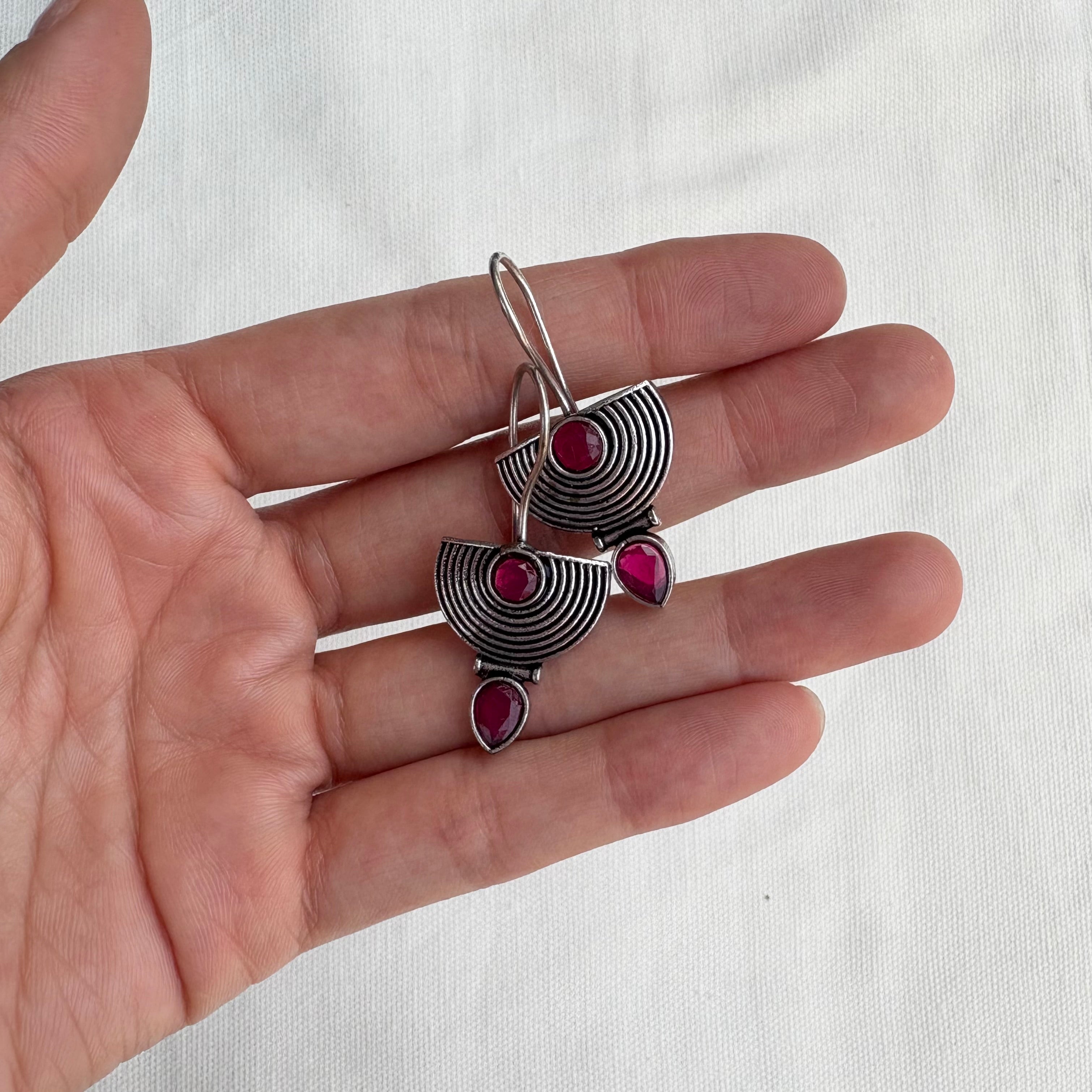 HALF SPIRAL EARRINGS