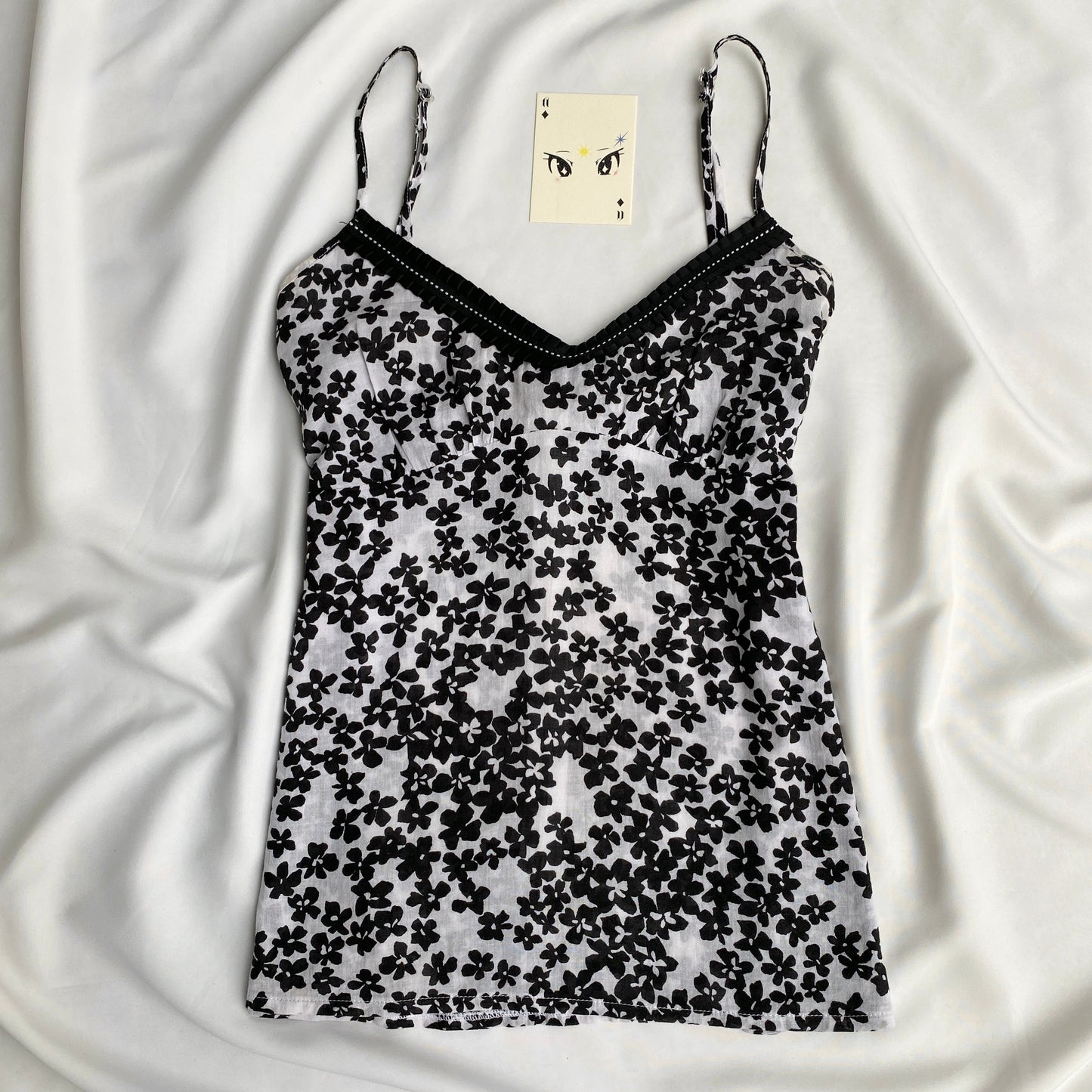 FLORAL CAMI TOP (Bust : 30-34, Upper Waist : 26-32)