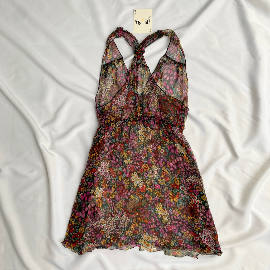 FLORAL TOP (Bust : 30-34, Upper Waist : Free)