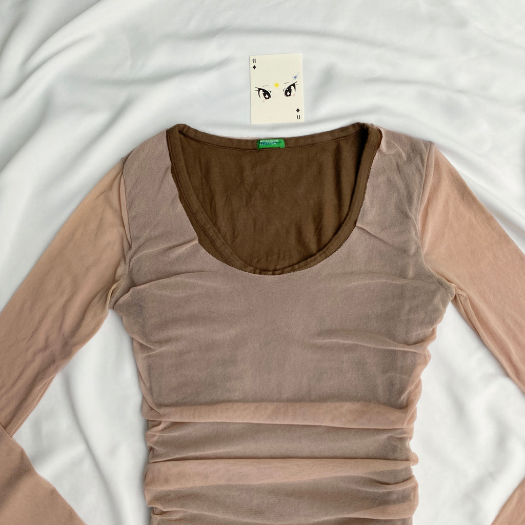 FULL SLEEVED TOP FROM UCB (Bust : 30-34, Upper Waist : 24-28)