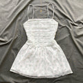 FLORAL RUCHED MINI DRESS FROM HOLLISTER (Bust : 30-34, Upper Waist : 24-28)