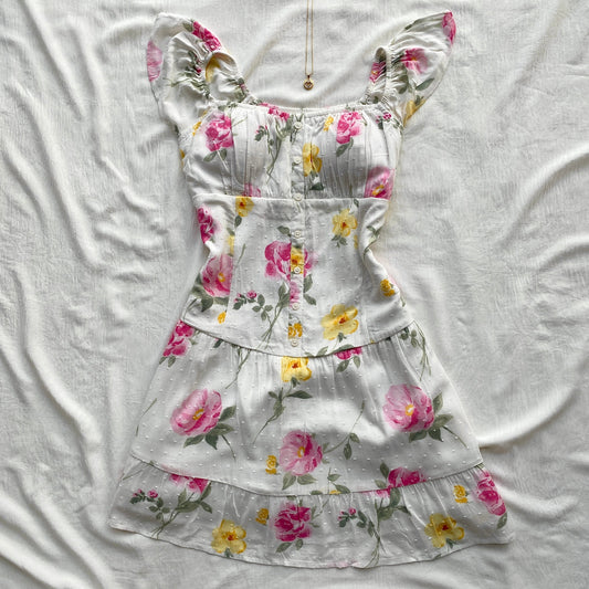 FLORAL DRESS FROM HOLLISTER (Bust : 32-34, Upper Waist : 24-28)