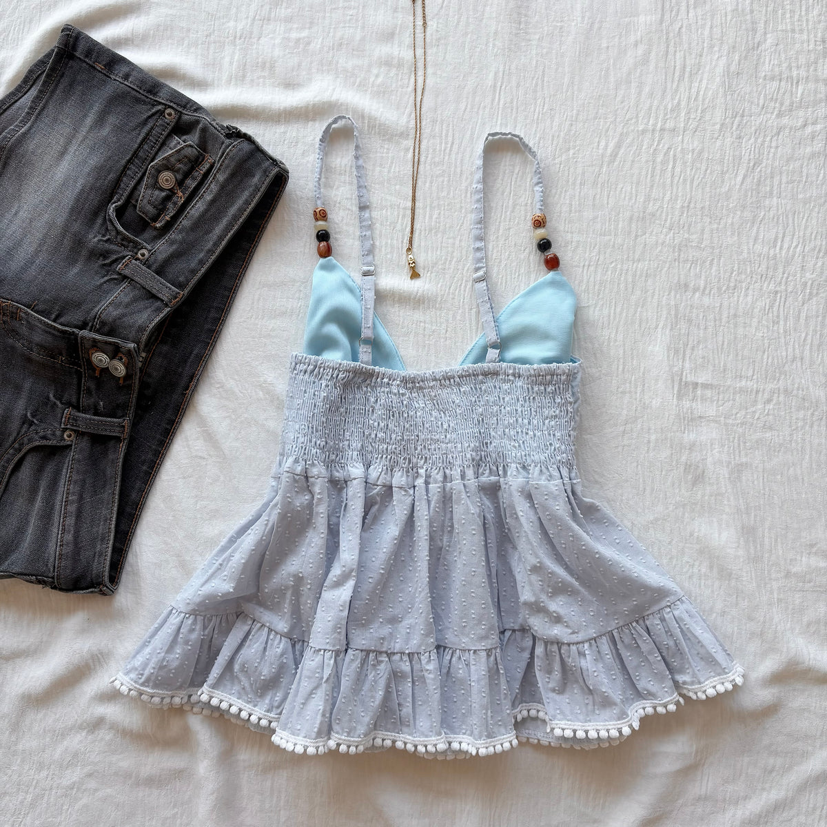 LILA BEADED TOP (Bust : 28-34, Upper Waist : 24-28)