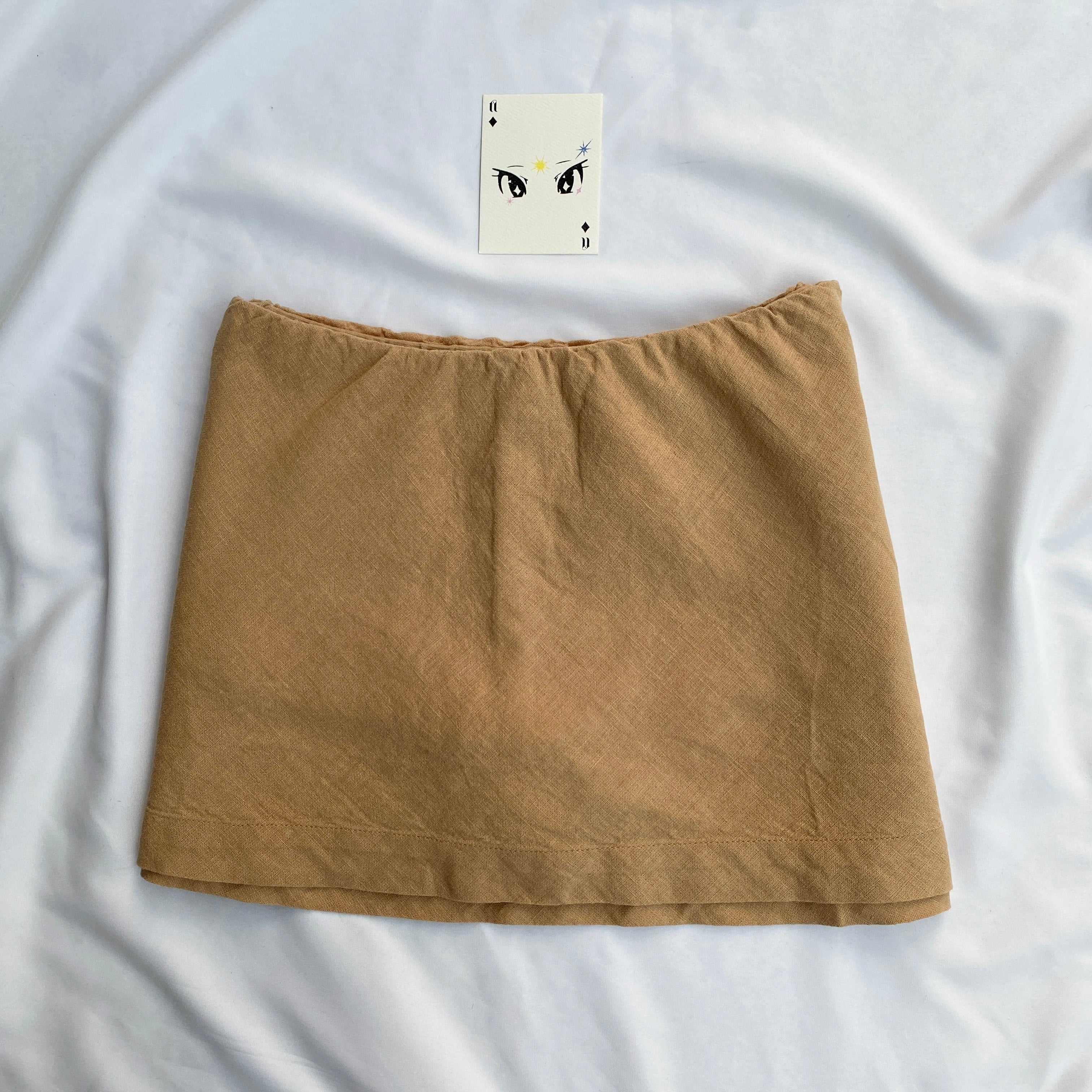 BEIGE MINI SKIRT FROM FREE PEOPLE (Multiple sizes)