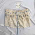 WHITE FRILLY TOP FROM FREE PEOPLE (Bust : 34-36, Upper Waist : 28-30)