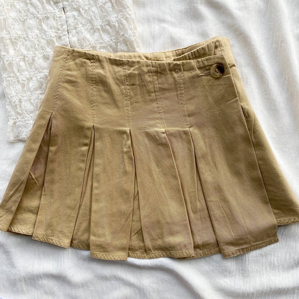 KHAKI PLEATED SKIRT FROM URBAN OUTFITTERS (Sizes available)