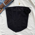 BLACK ROSE CORSET (Bust : 28-32, Upper Waist : 22-26)