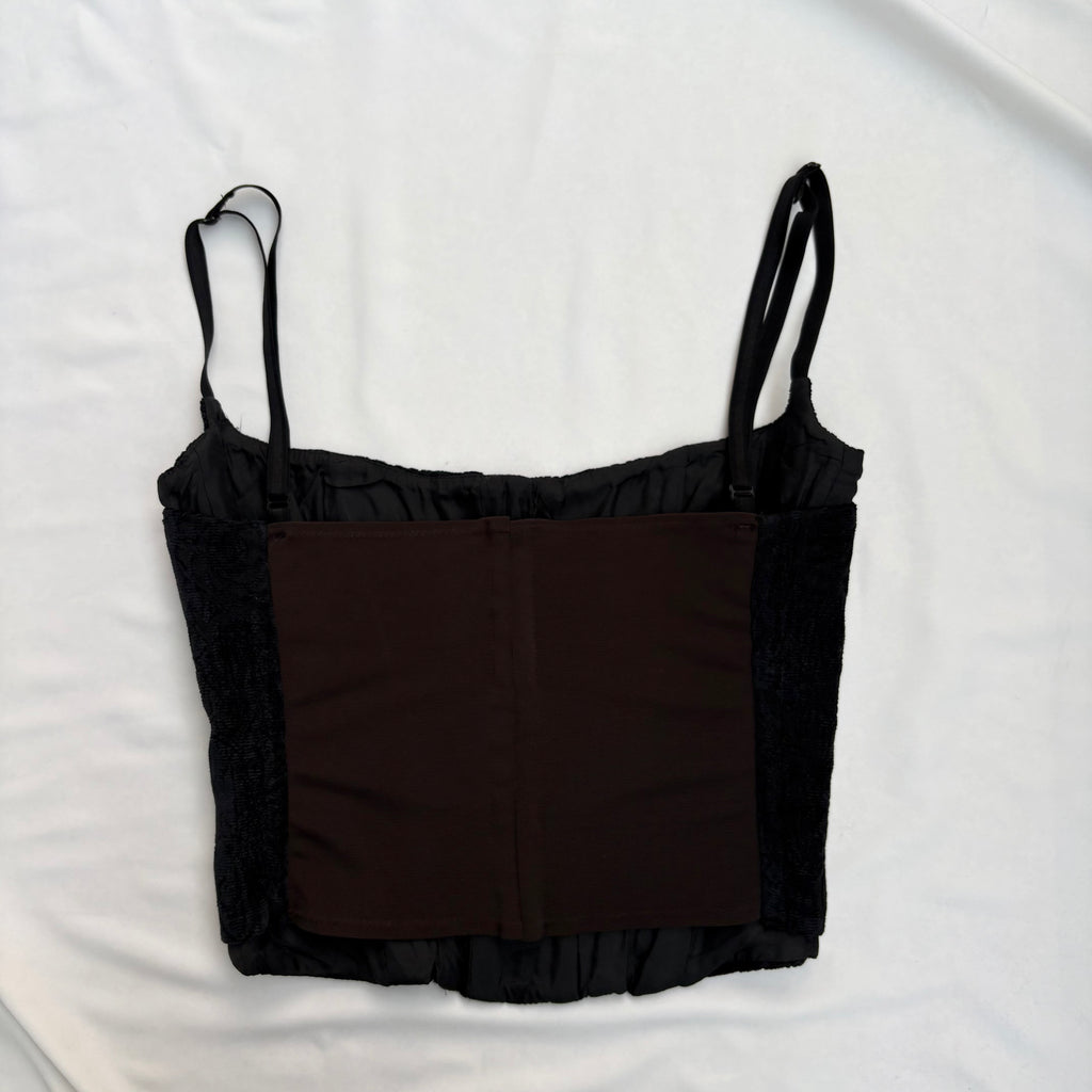 BLACK CLASSIC CORSET (Bust : 34-36, Upper Waist : 30-34)