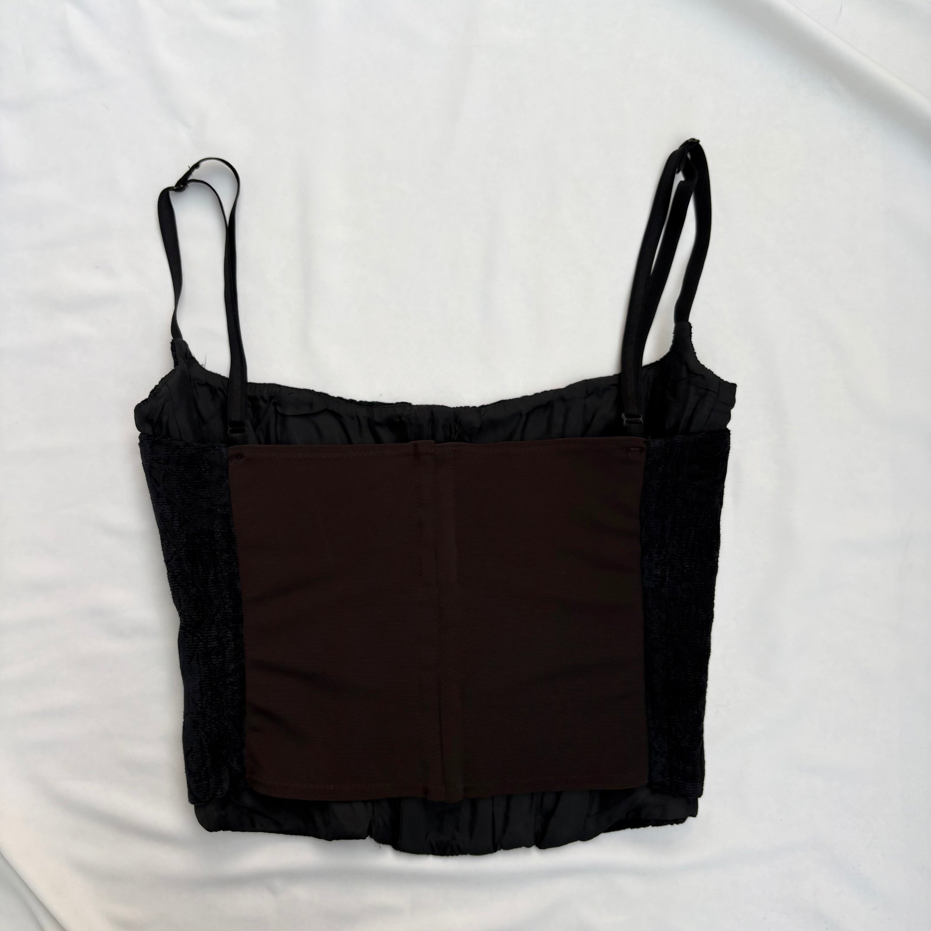 BLACK CLASSIC CORSET (Bust : 34-36, Upper Waist : 30-34)