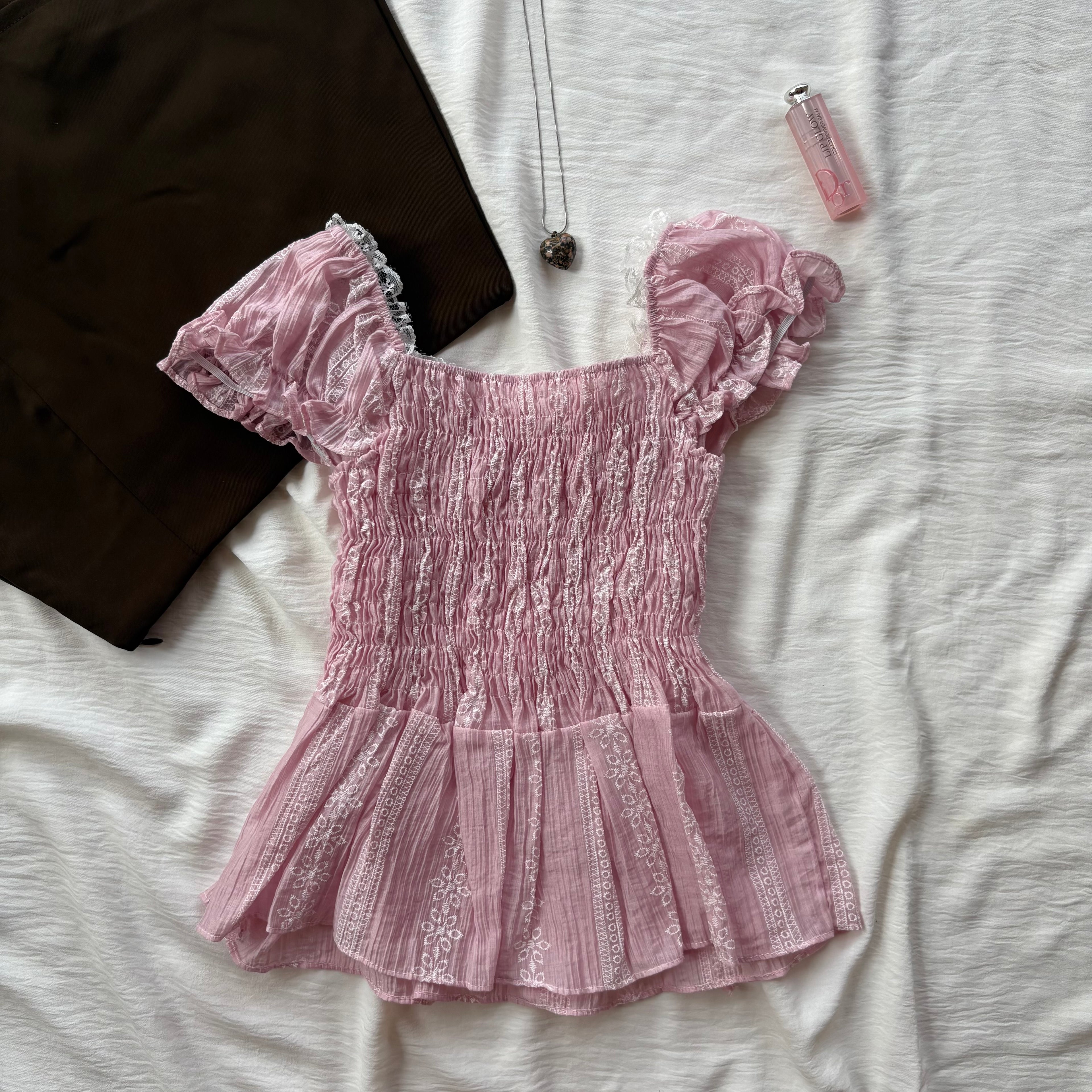 PINK TOP (Bust : 28-34, Upper Waist : 24-28)