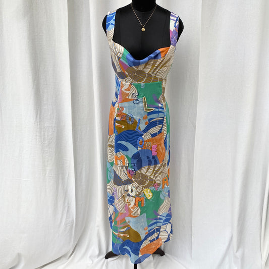 BEADED DRESS FROM ANTHROPOLOGY (Bust : 32-34, Upper Waist : 26-32)