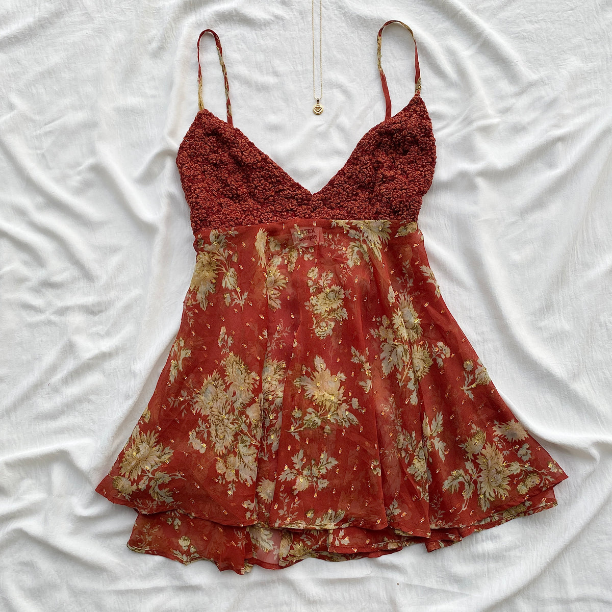 ORANGE MINI DRESS (Bust : 36-40)