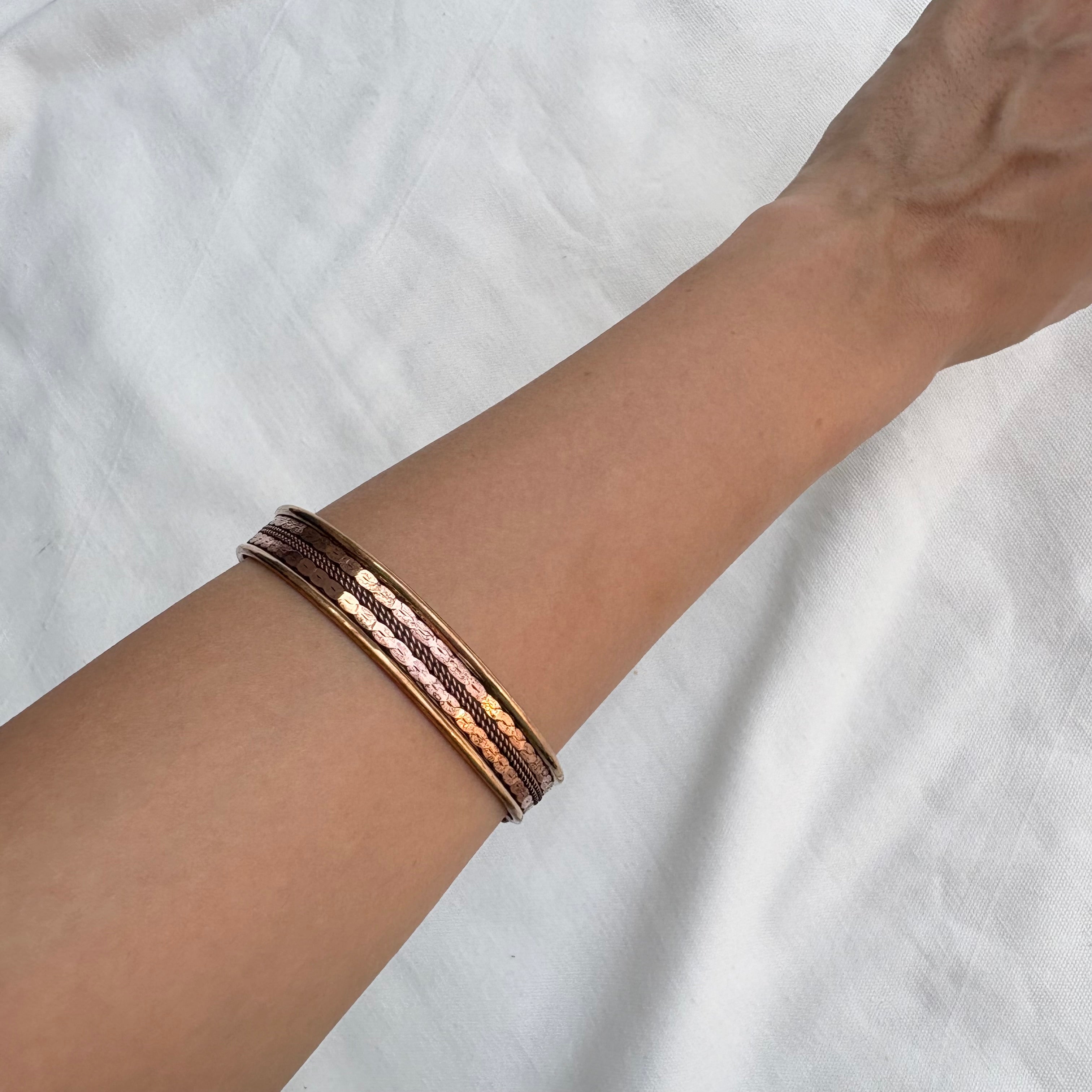 COPPER CUFF BRACLET