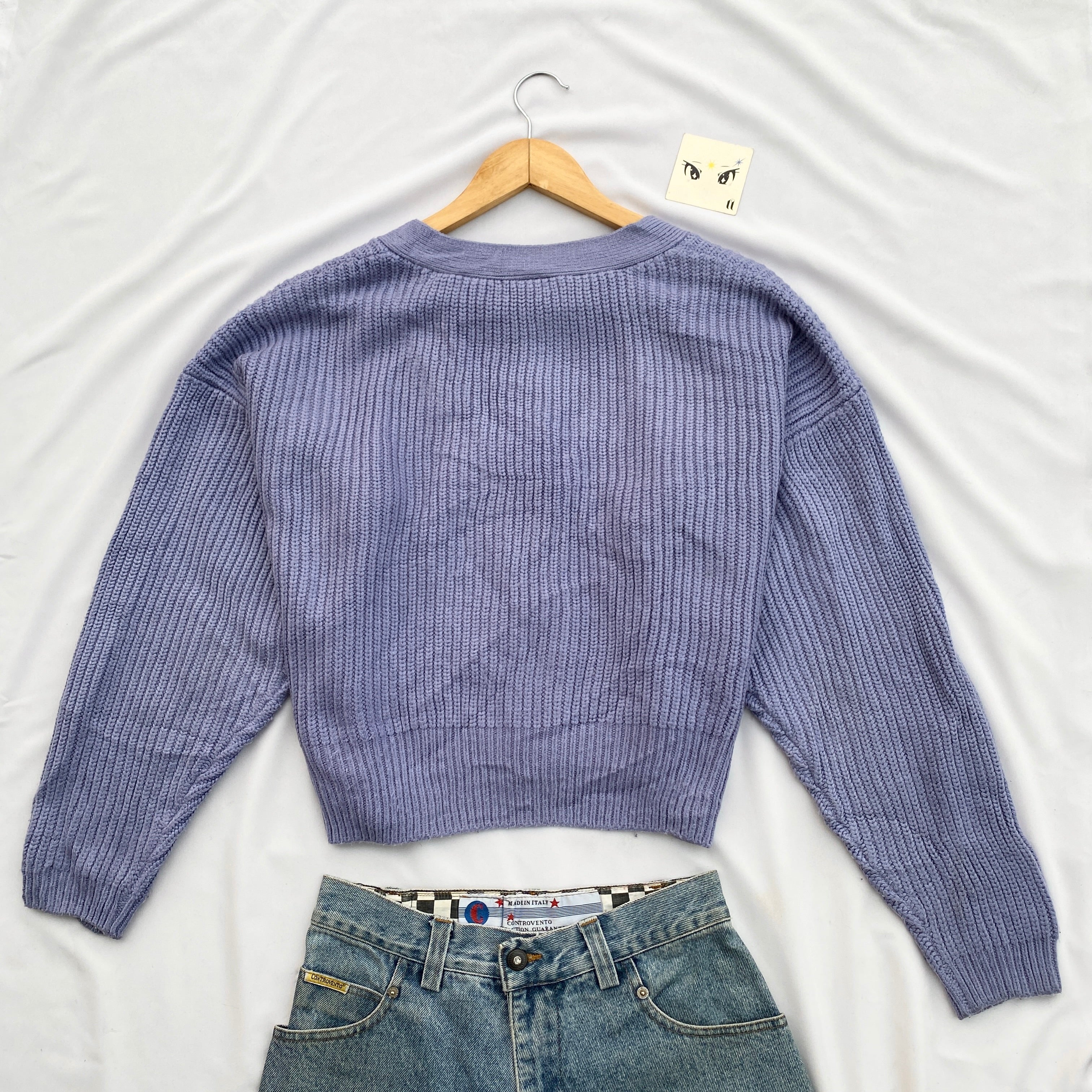 PURPLE KNIT FROM ZARA (Bust : 50, Length : 20)