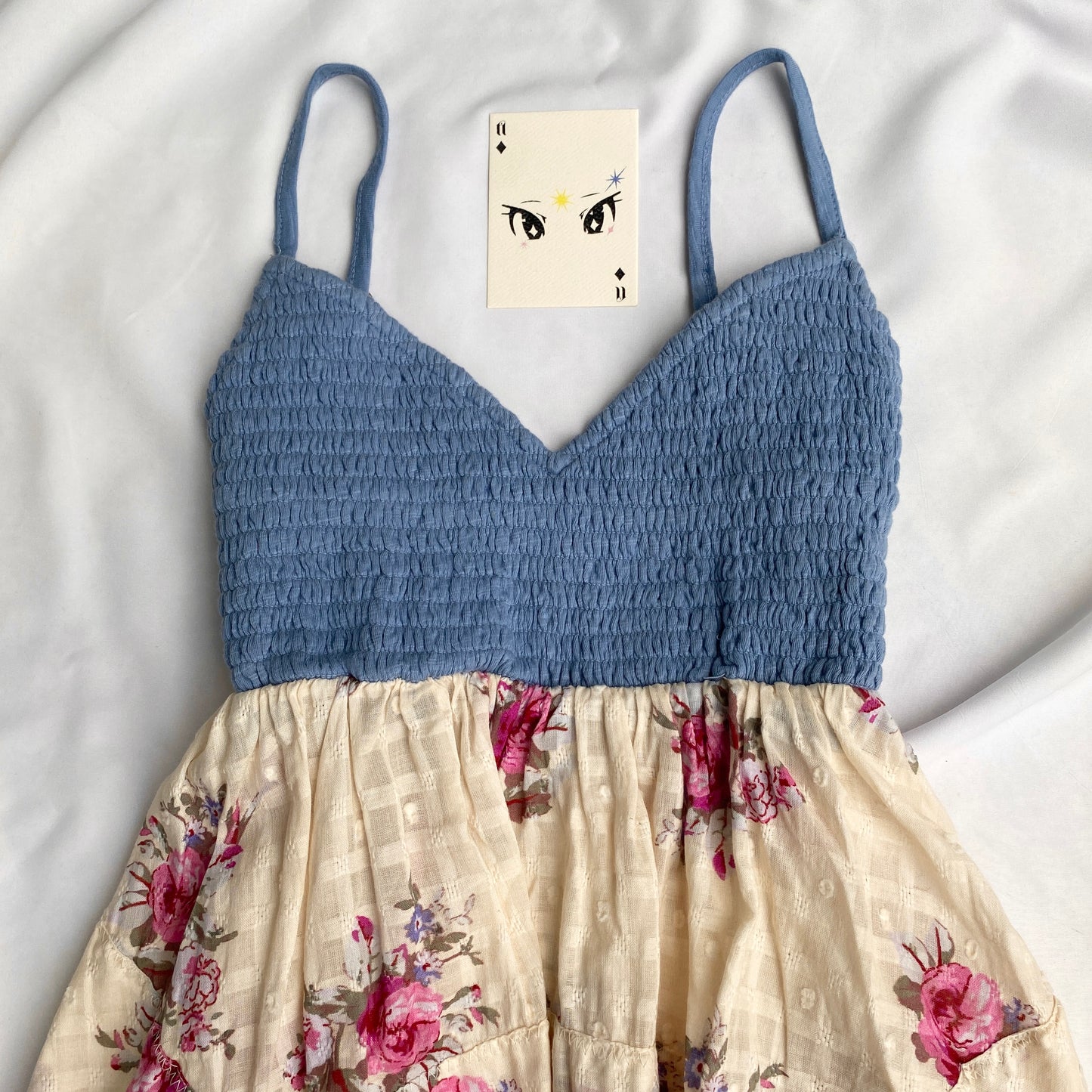 FLORAL FIT AND FLARE TOP (Multiple sizes available)