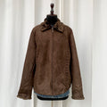 BROWN SUEDE JACKET (Fits M/L)