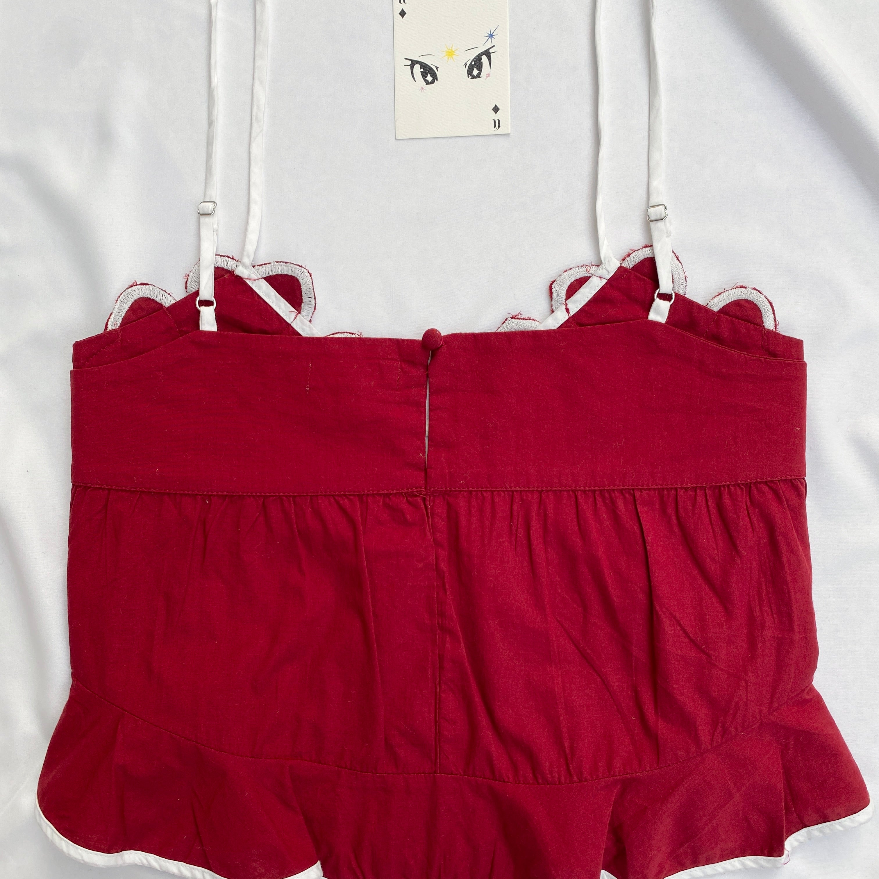 FLOWER TOP FROM ANTHROPOLOGY (Bust : 32-34, Upper Waist : 26-28)