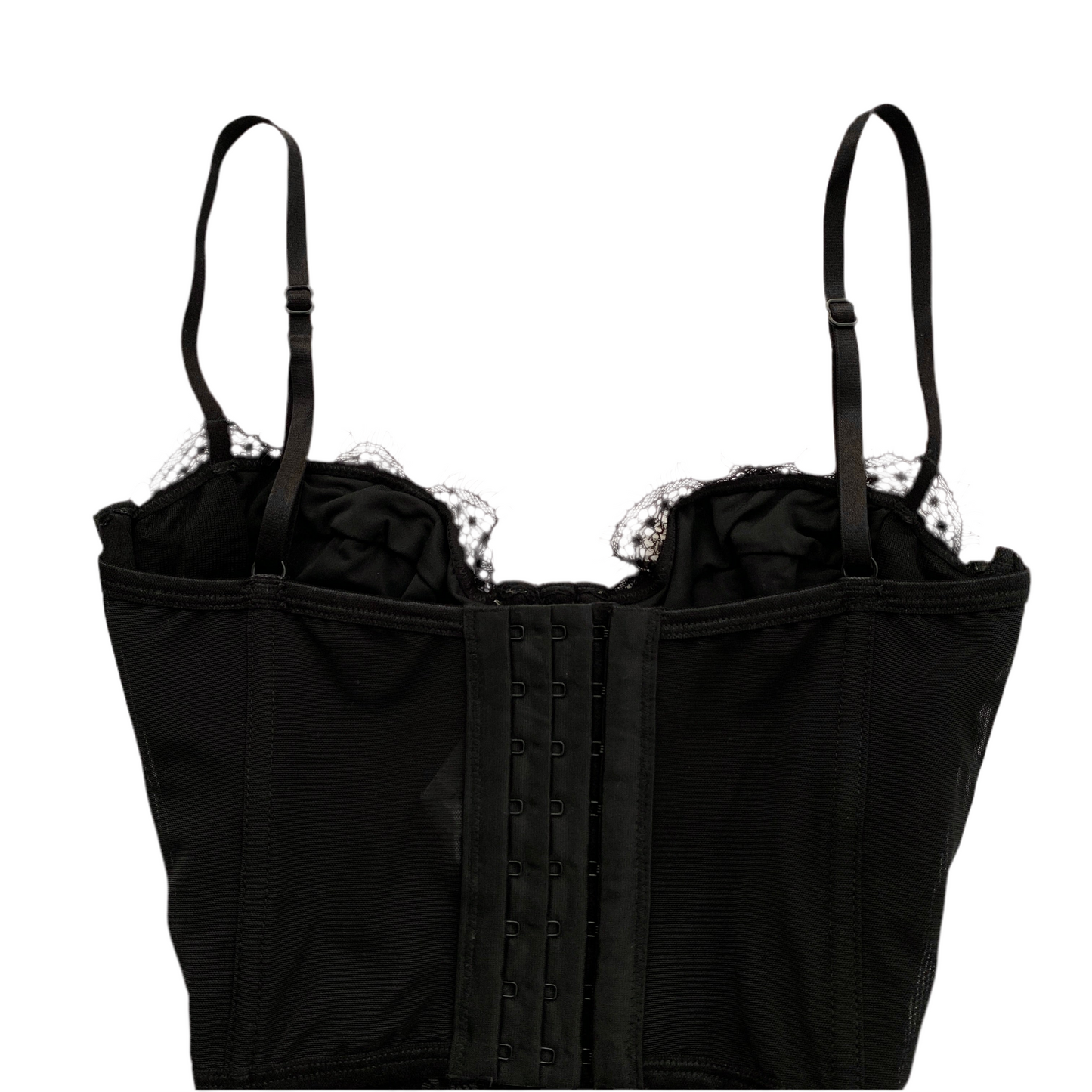 BLACK LACE CORSET FROM GLASSONS