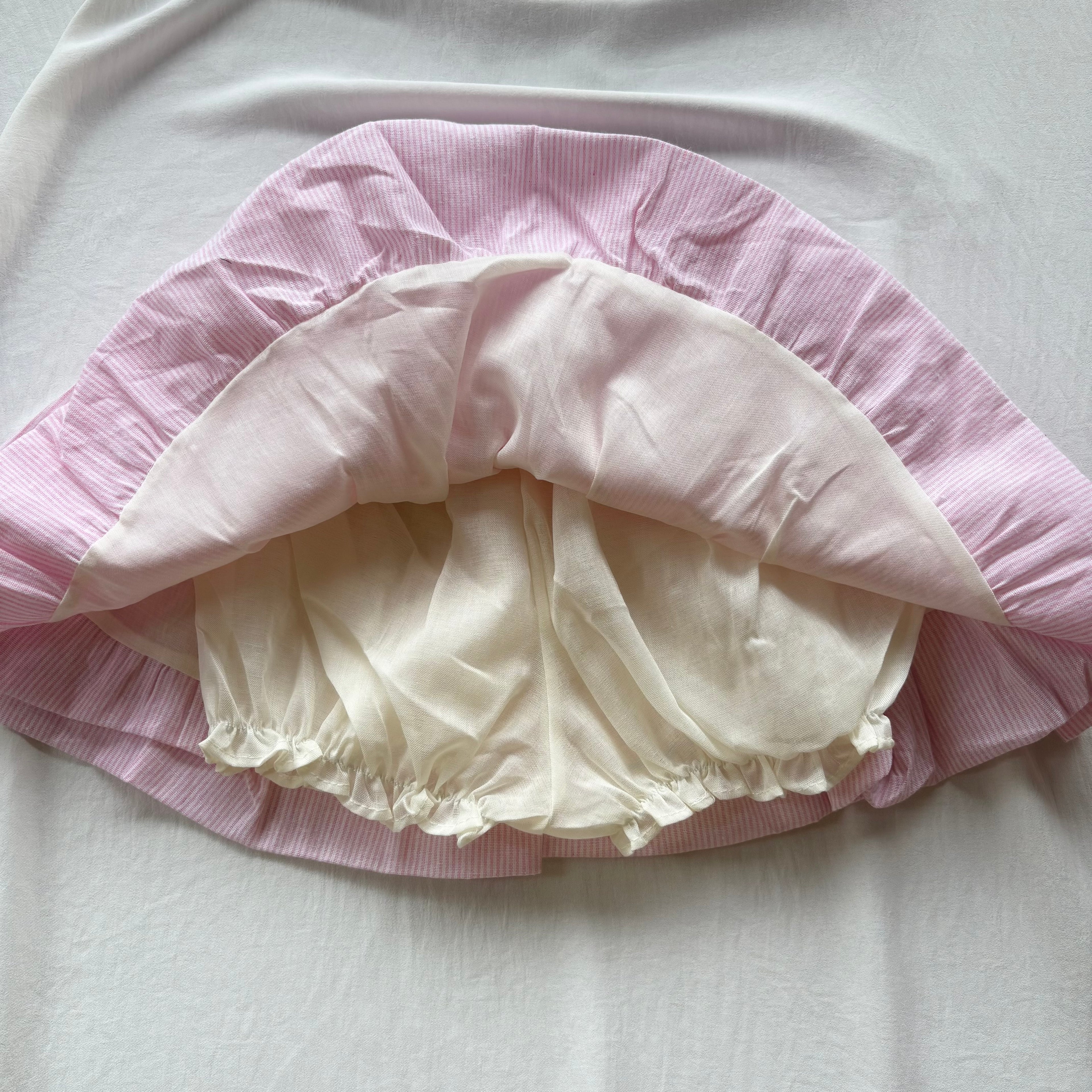 PINK BUBBLE SKIRT (Waist : 22-28)