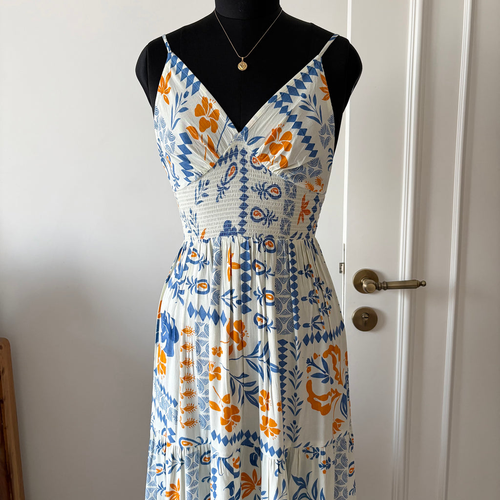 PATTERNED SUMMER MAXI DRESS (Mulitple sizes available)