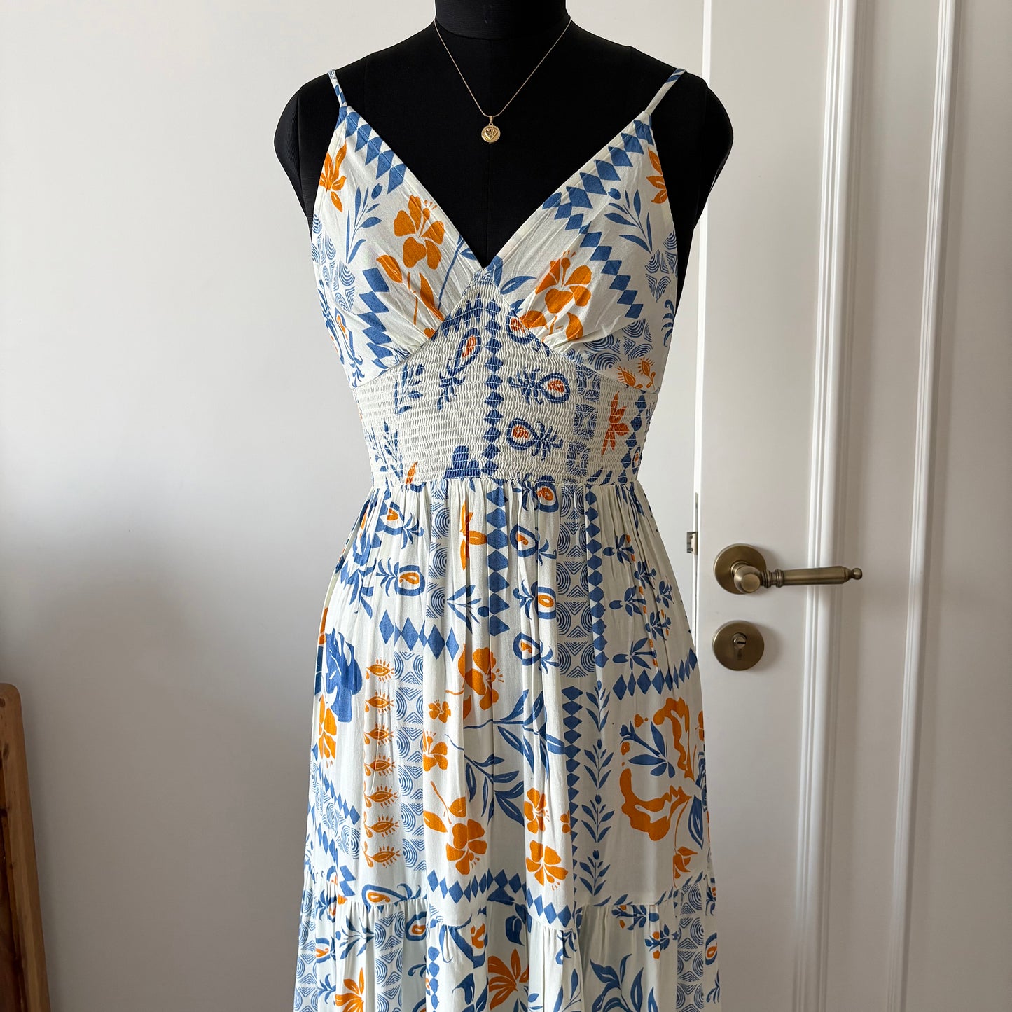 PATTERNED SUMMER MAXI DRESS (Mulitple sizes available)