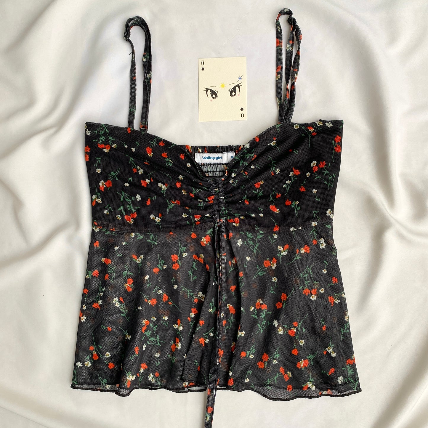 DITSY FLORAL BABYDOLL TOP (Bust : 34-36, Upper Waist : 28-36)