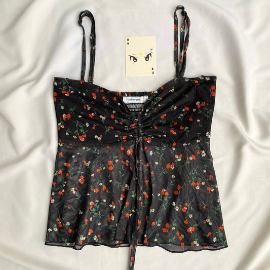 DITSY FLORAL BABYDOLL TOP (Bust : 34-36, Upper Waist : 28-36)