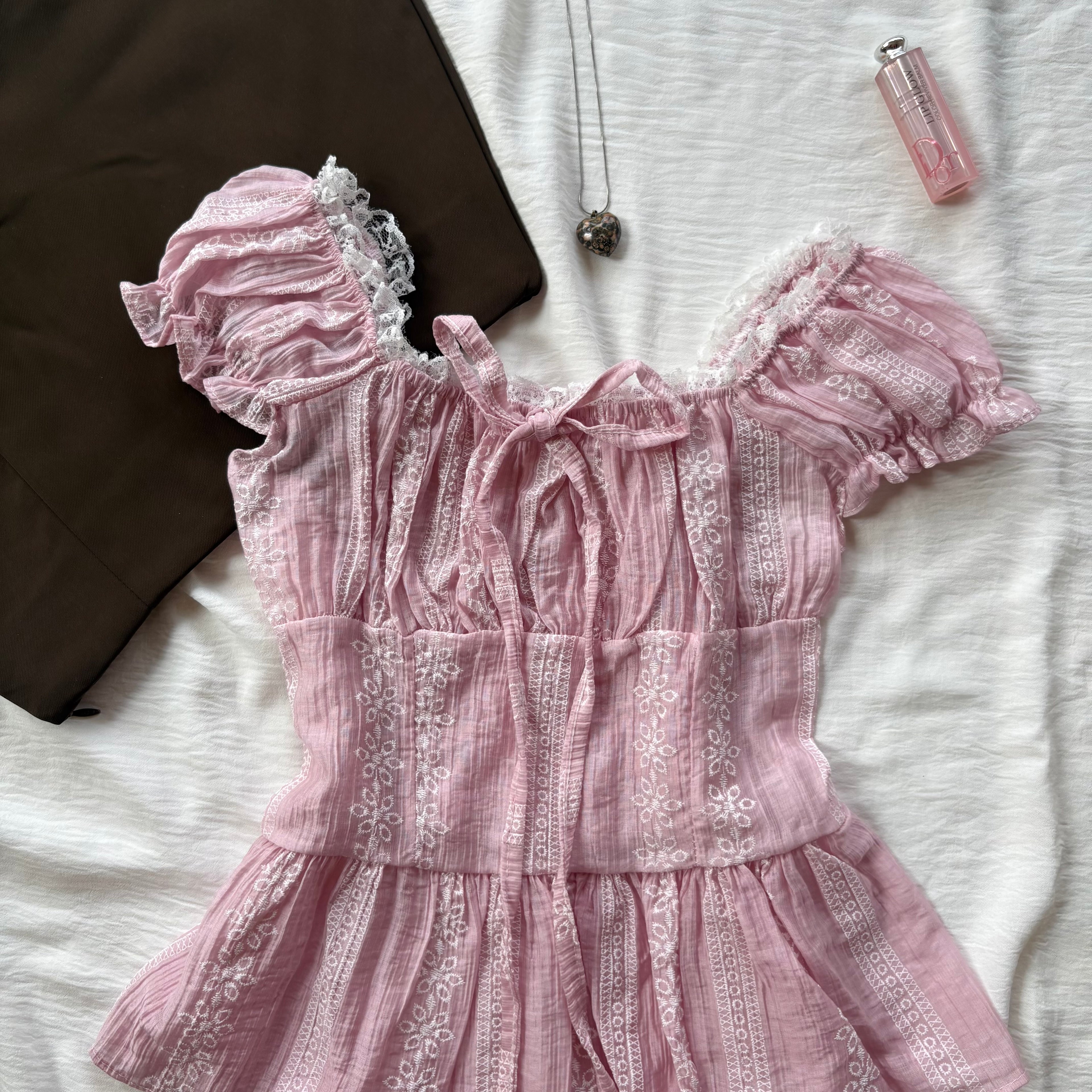 PINK TOP (Bust : 28-34, Upper Waist : 24-28)