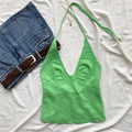 GREEN LINEN TOP FROM FREE PEOPLE (Two sizes)
