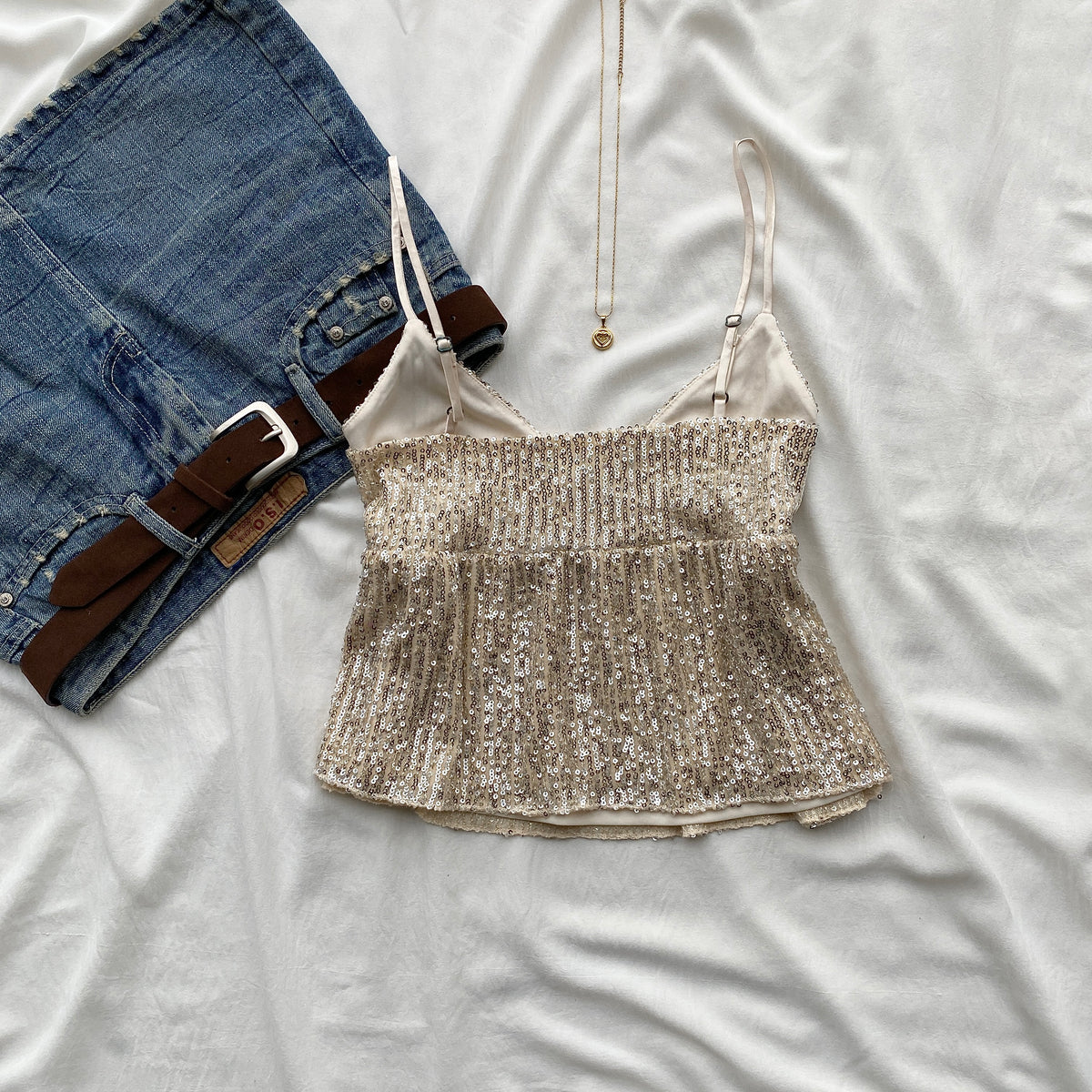 SEQUINNED TOP (Two sizes)