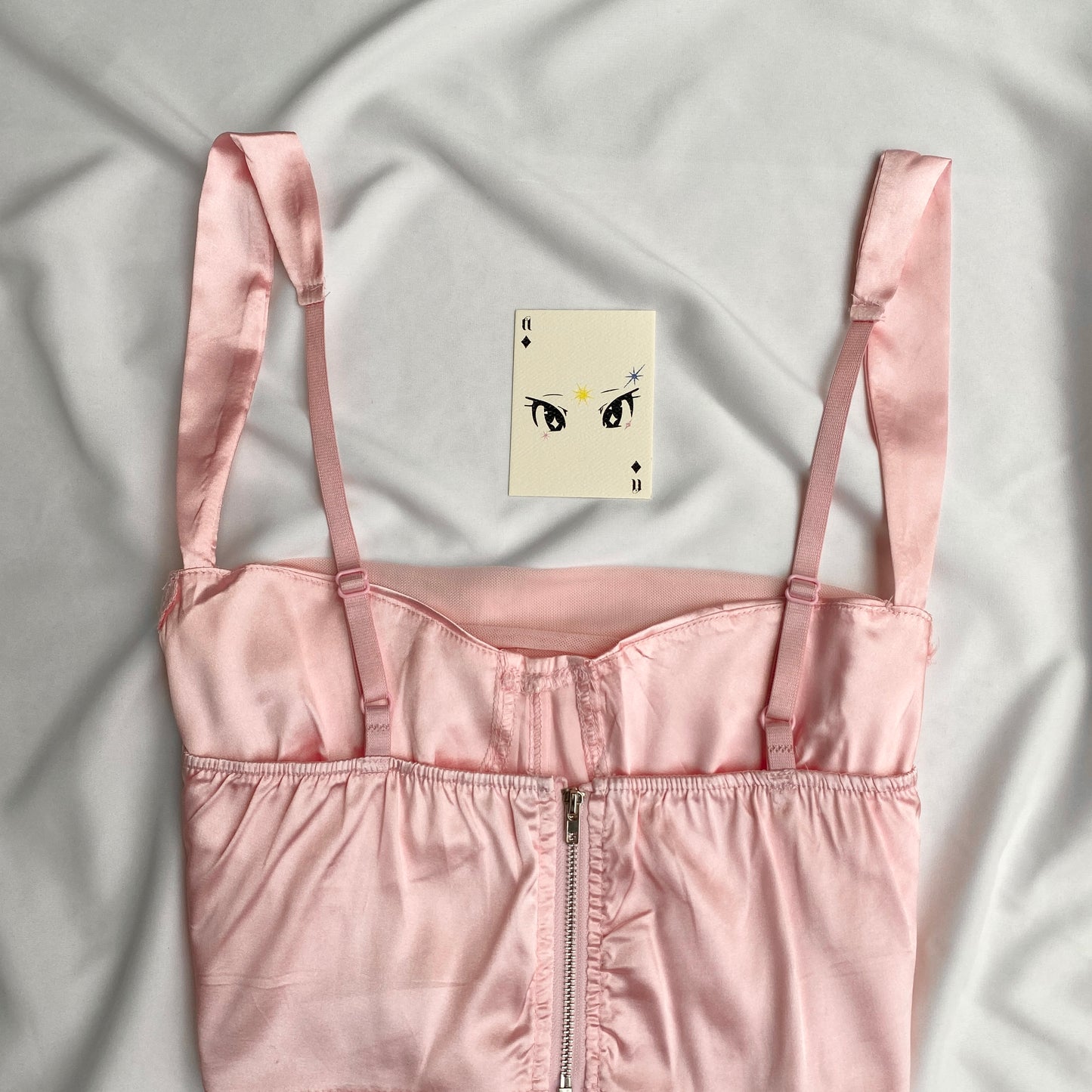 BABY PINK CORSET (Bust : 30-34, Upper Waist : 28-32)