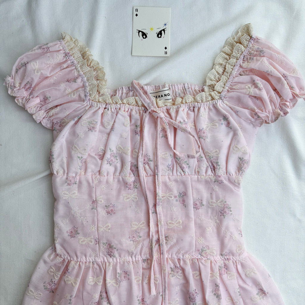 PINK EMBROIDERED TOP (Bust : 28-32, Upper Waist : 23-28)