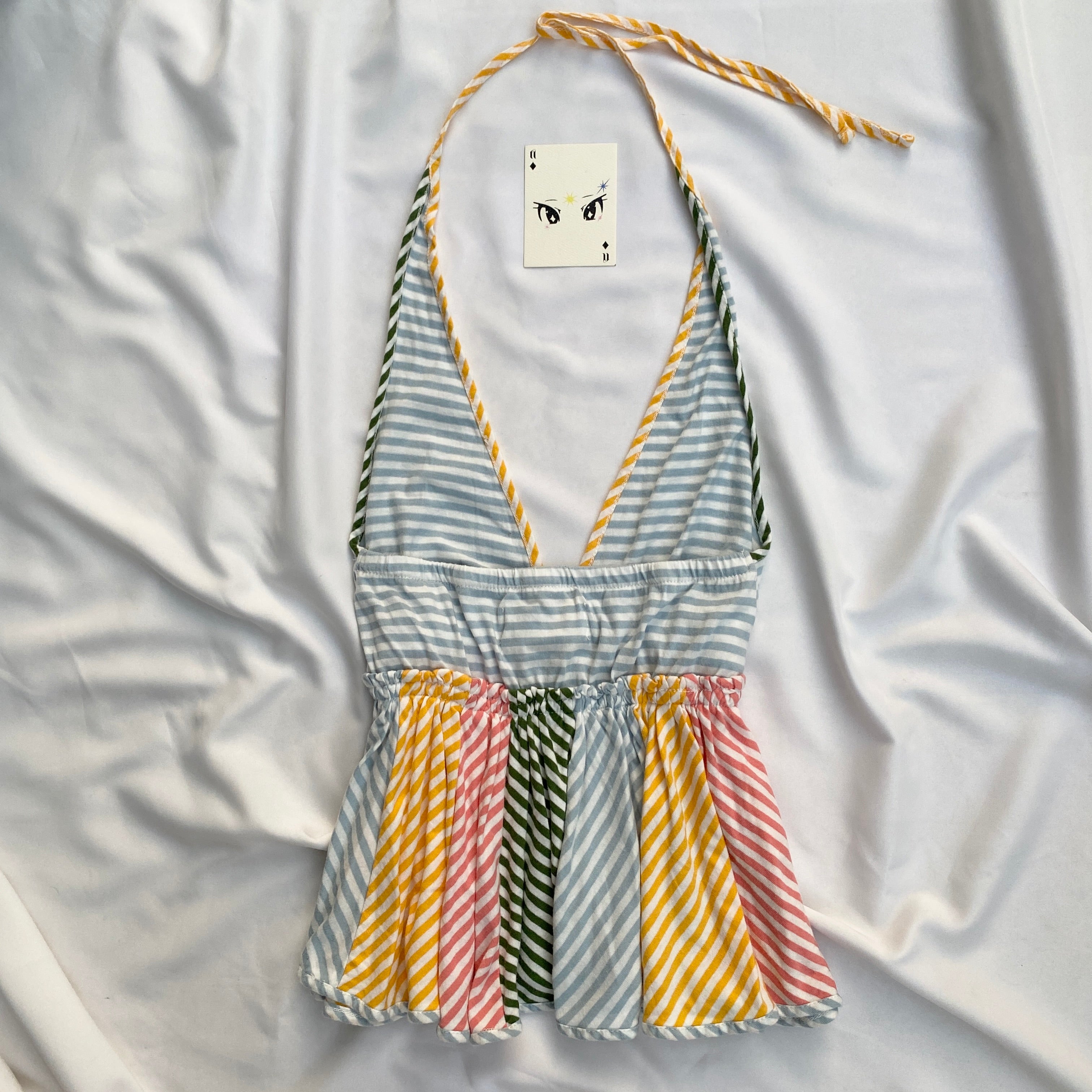 STRIPED BABYDOLL TOP FROM ANTHROPOLOGY (Sizes available)