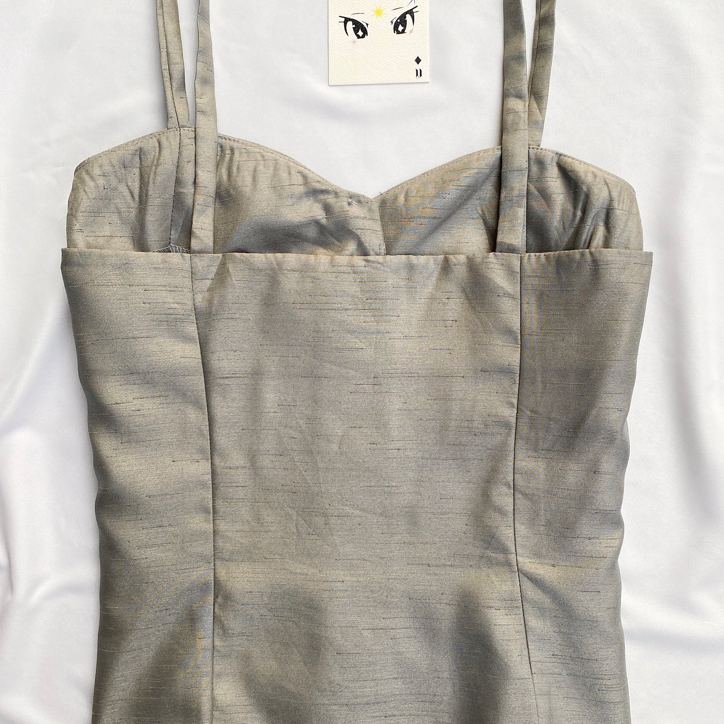 GREY CORSET (Bust : 34-36, Upper Waist : 30-32)