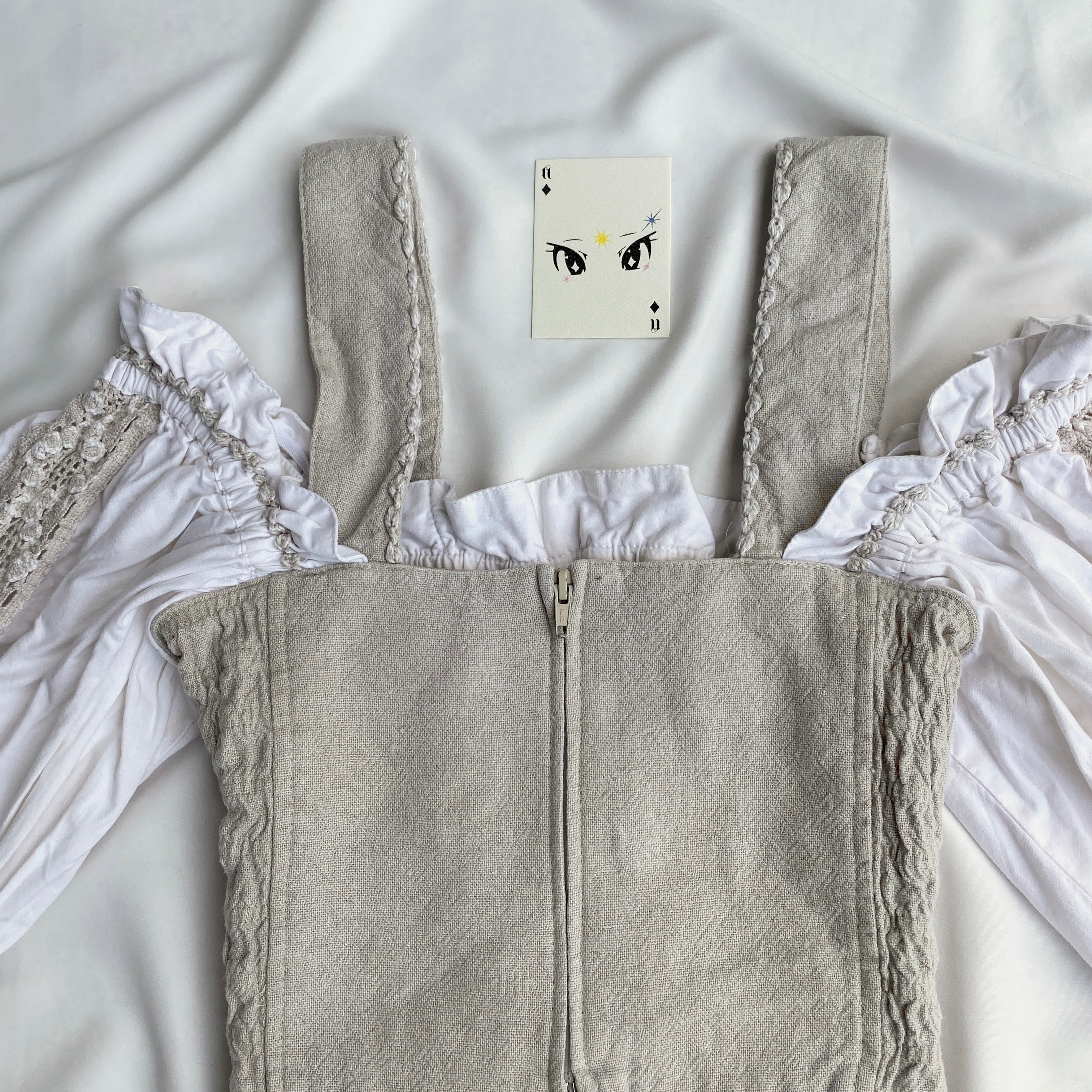 COTTAGECORE CORSET (Bust : 32-34, Upper Waist : 28-32)