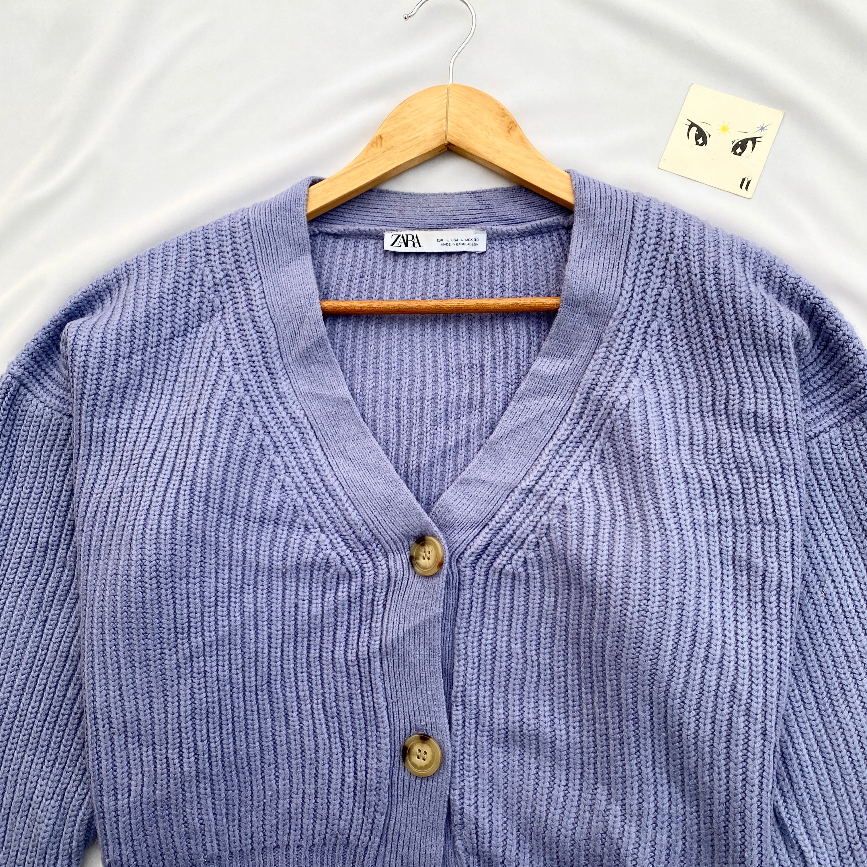 PURPLE KNIT FROM ZARA (Bust : 50, Length : 20)