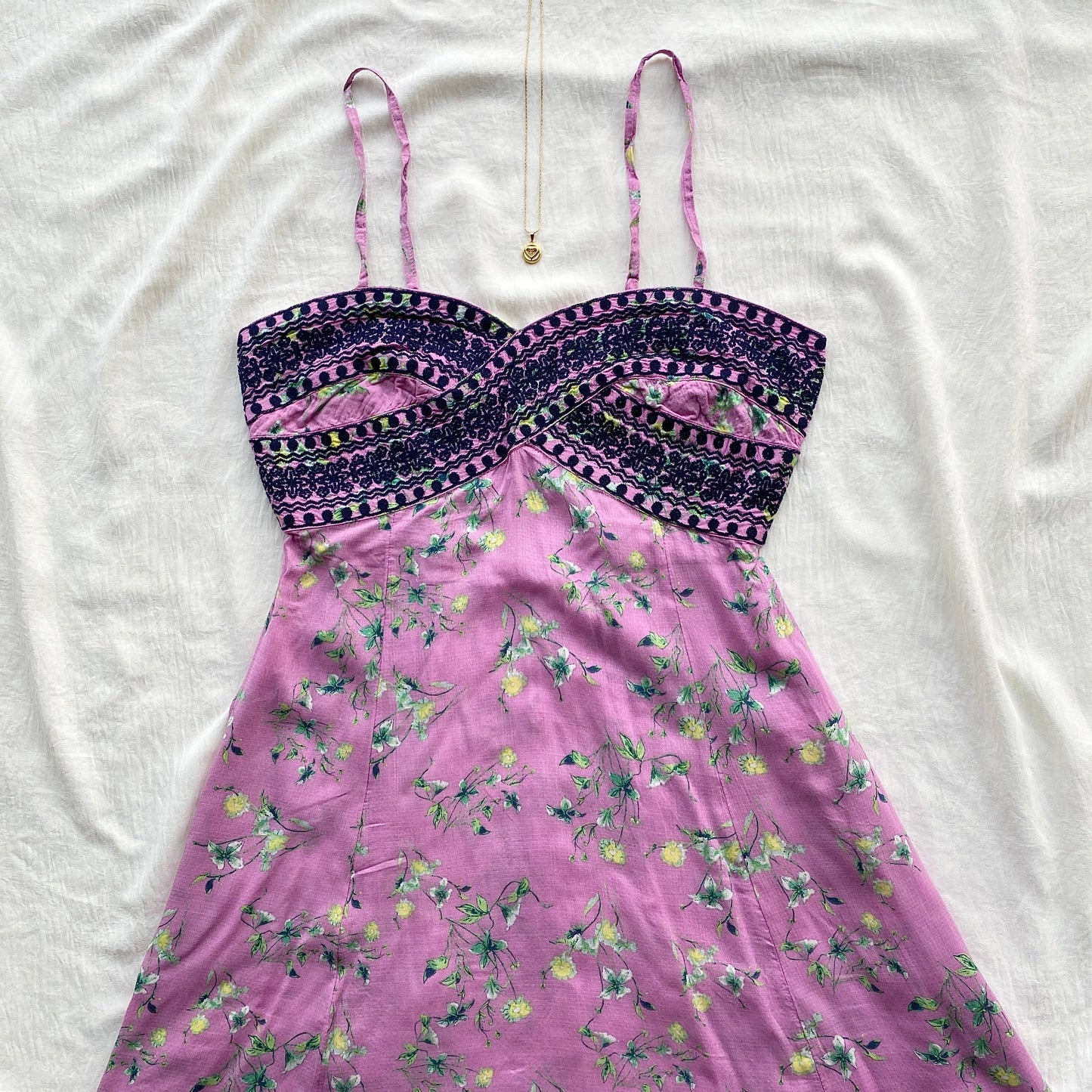 FLORAL DRESS IN PINK FROM FREE PEOPLE